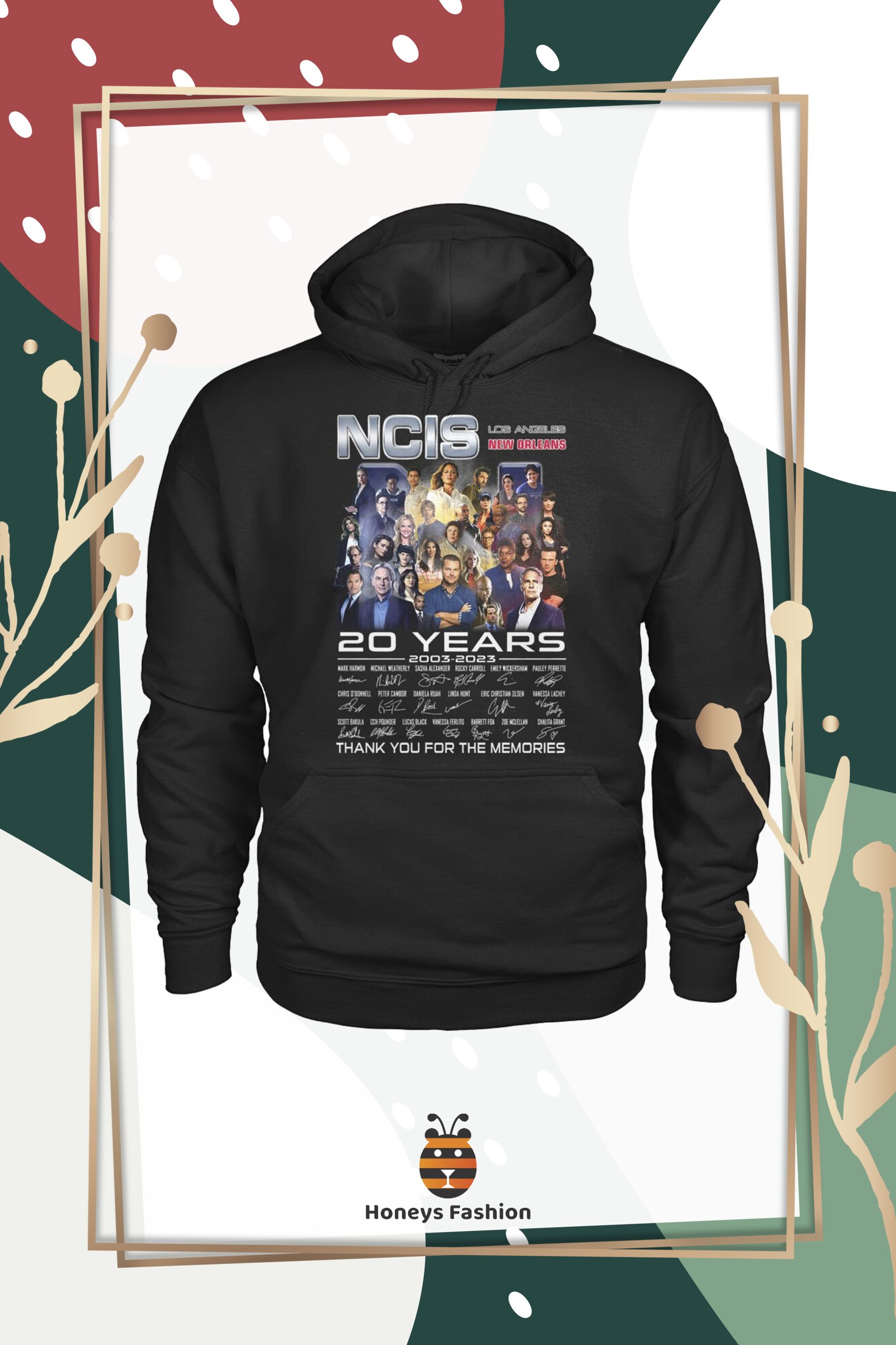 NCIS Los Angeles New Orleans 20 Years Thank You For The Memories Shirt Hoodie