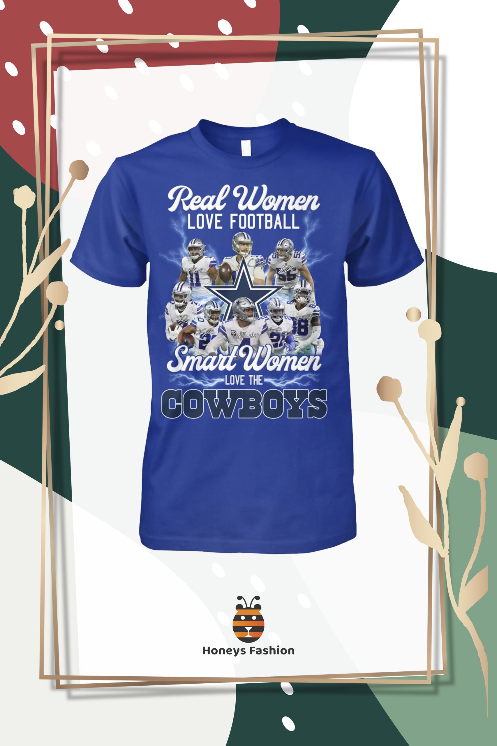 Real Women Love Football Smart Women Love The Dallas Cowboys shirt hoodie