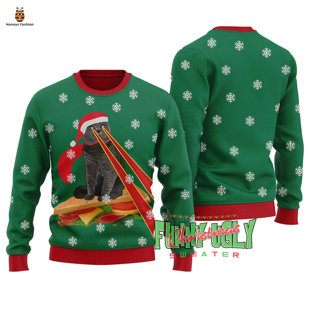 Cat Sandwich Drax Ugly Christmas Sweater