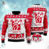 Chick-fil-a ugly christmas sweater