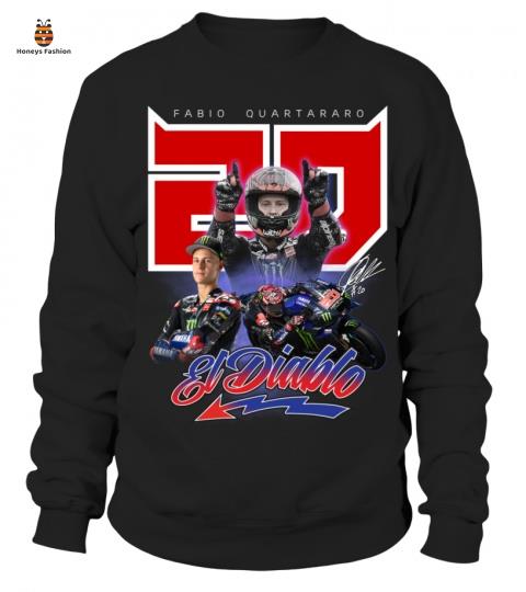 El Diablo Fabio Quartararo Moto GP Shirt Hoodie