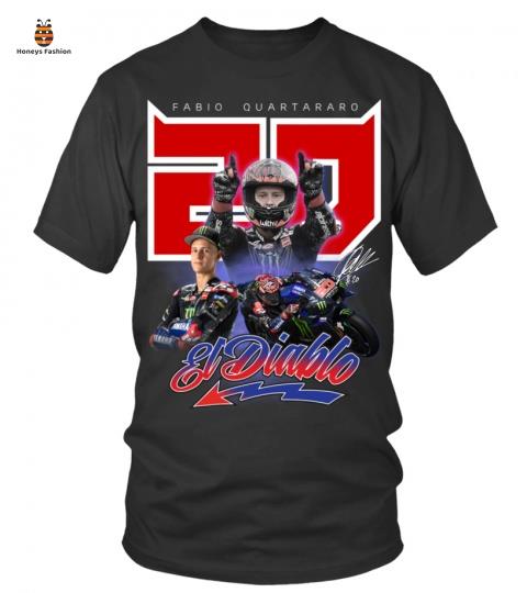 El Diablo Fabio Quartararo Moto GP Shirt Hoodie