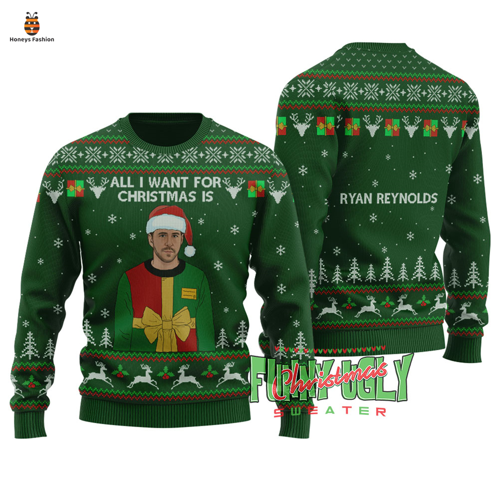 Ryan Reynolds Ugly Christmas Sweater