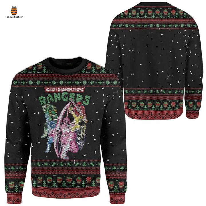 Power Rangers Mighty Morphin Ugly Christmas Sweater