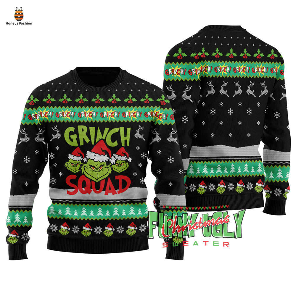 Grinch Squad Ugly Christmas Sweater
