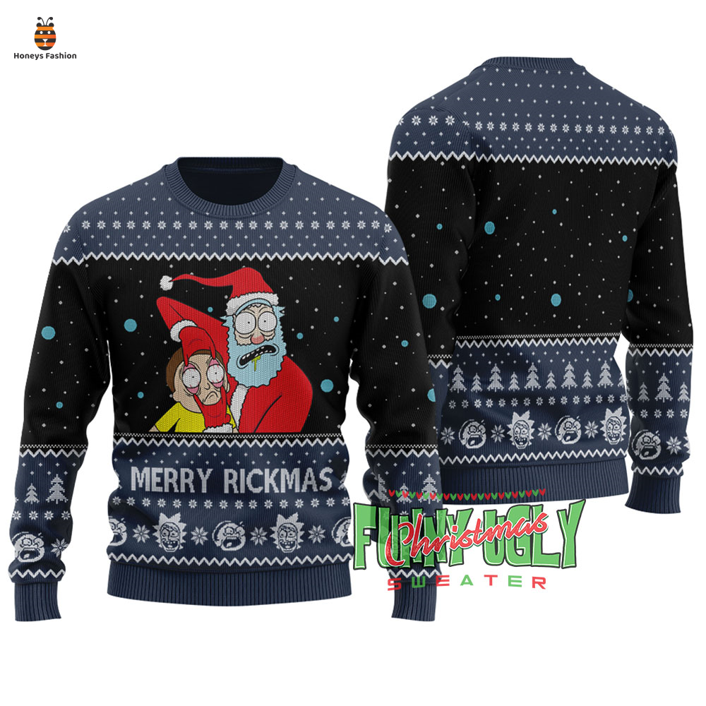 Rick And Morty Merry Rickmas Ugly Christmas Sweater