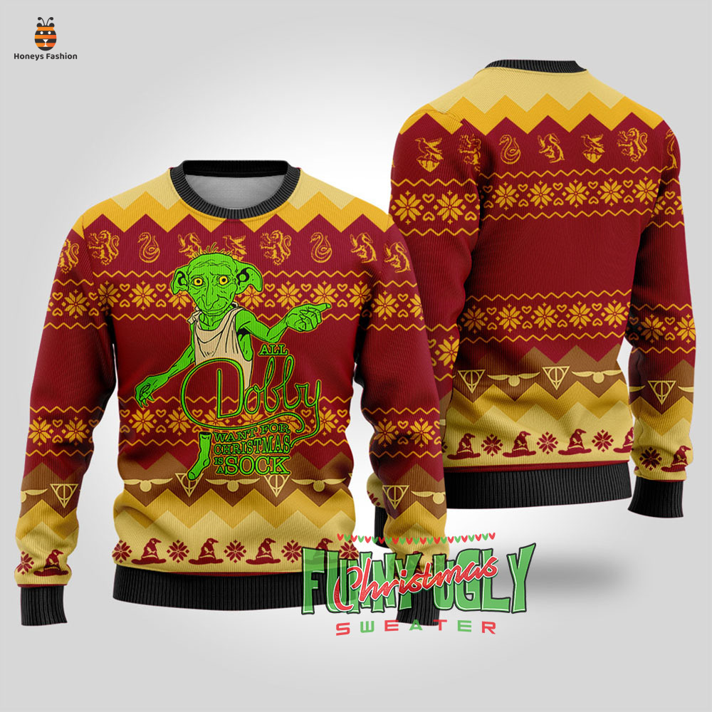 Dobby Harry Potter Ugly Christmas Sweater