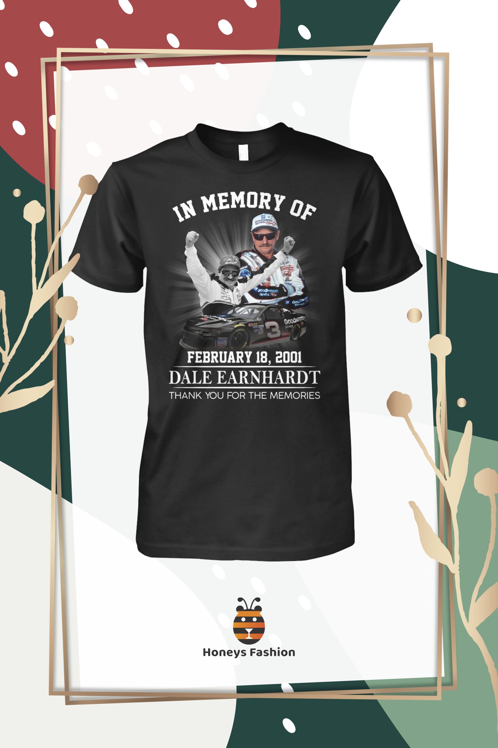 In Memory Dale Earnhardt Thank You For The Memories Shirt Hoodie