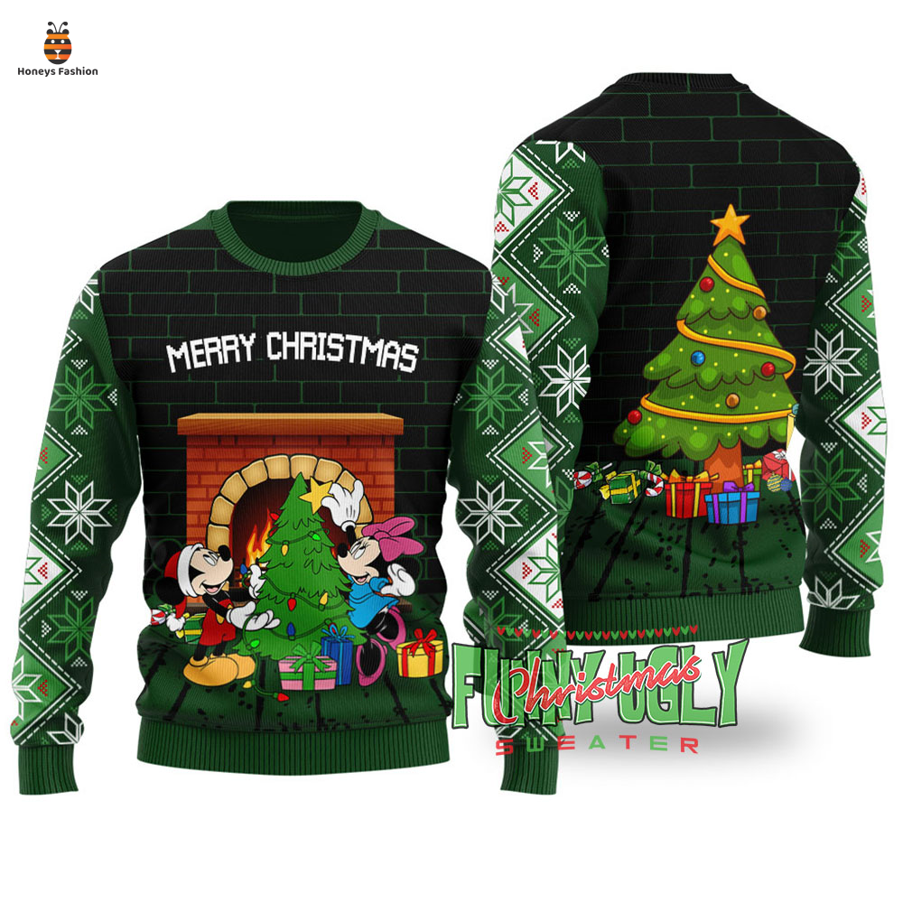Disney Mickey And Minnie Ugly Christmas Sweater