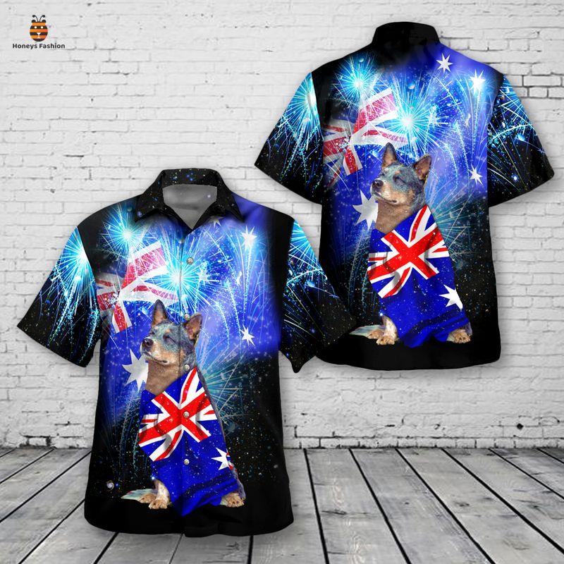 Australian Cattle Dog Flag Australia Day Hawaiian Shirt