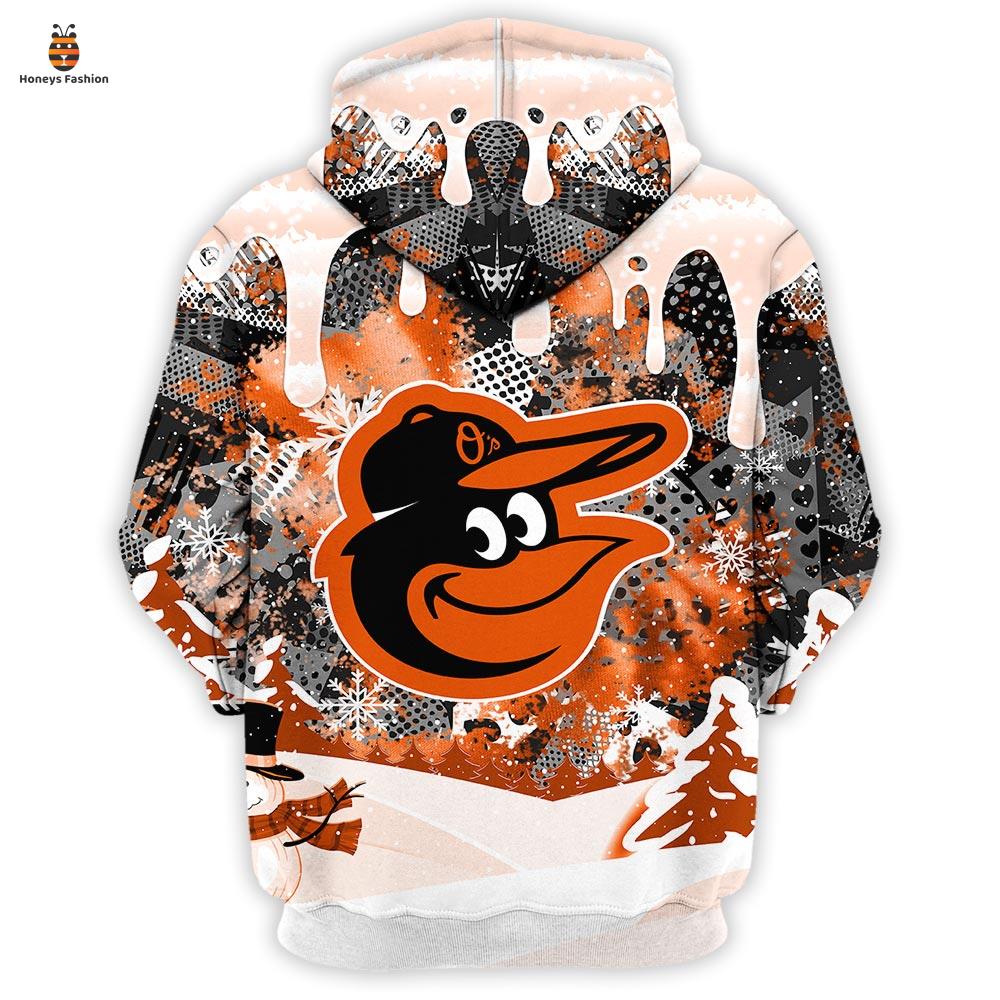 Baltimore Orioles Snoopy Dabbing The Peanuts 3d Hoodie