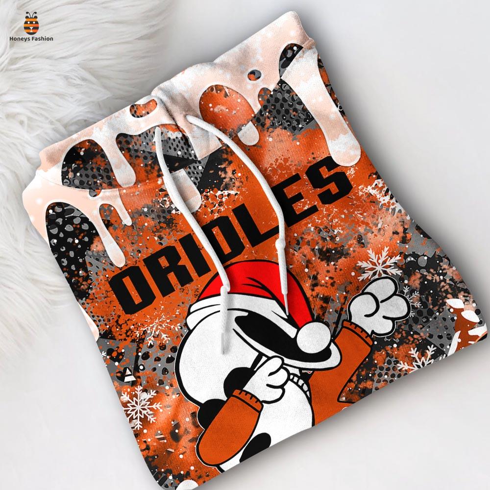 Baltimore Orioles Snoopy Dabbing The Peanuts 3d Hoodie