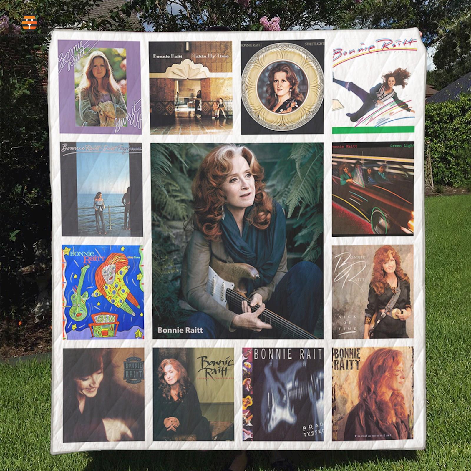 Bonnie Raitt Albums Quilt Blanket