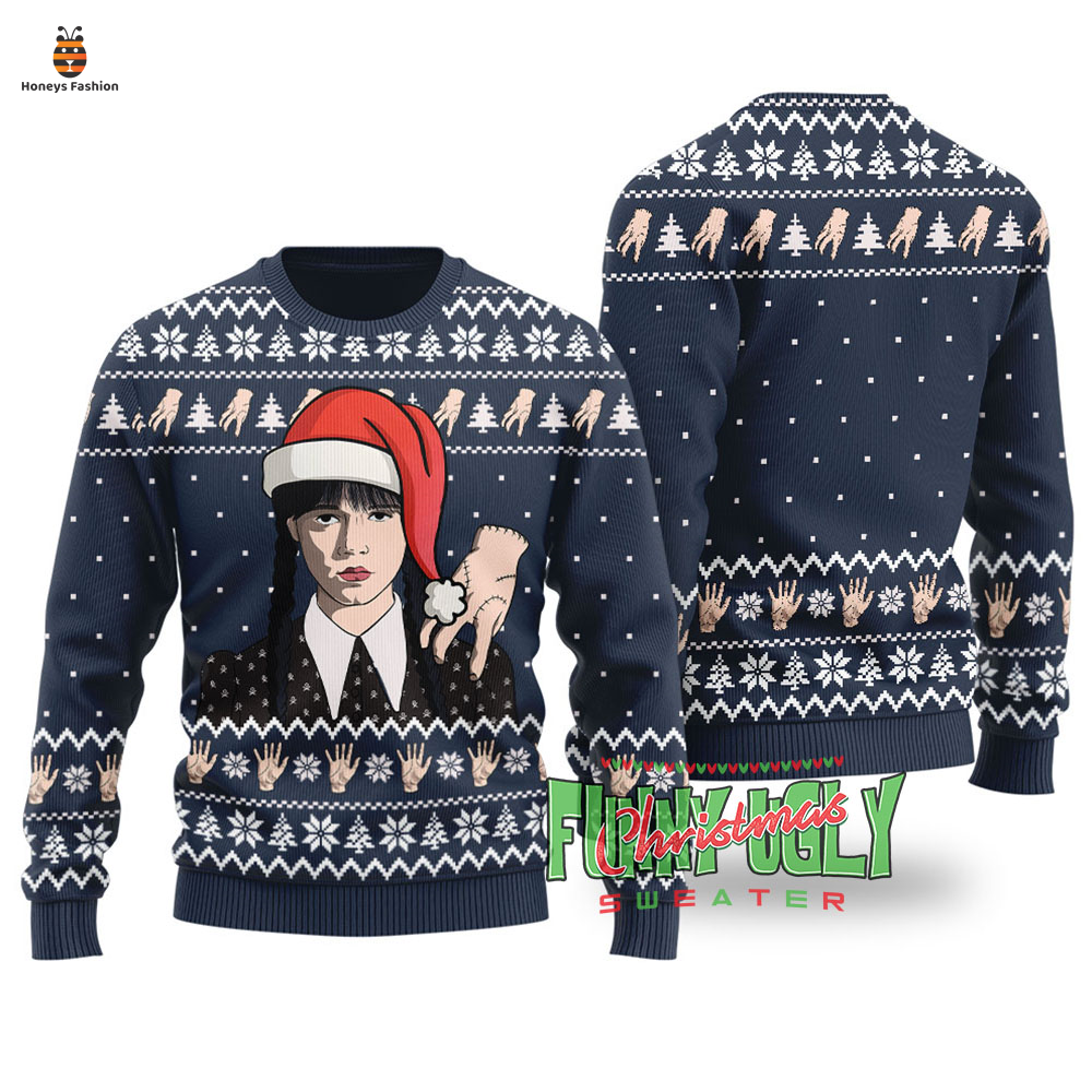 Wednesday The Addams Family Ugly Christmas Sweater