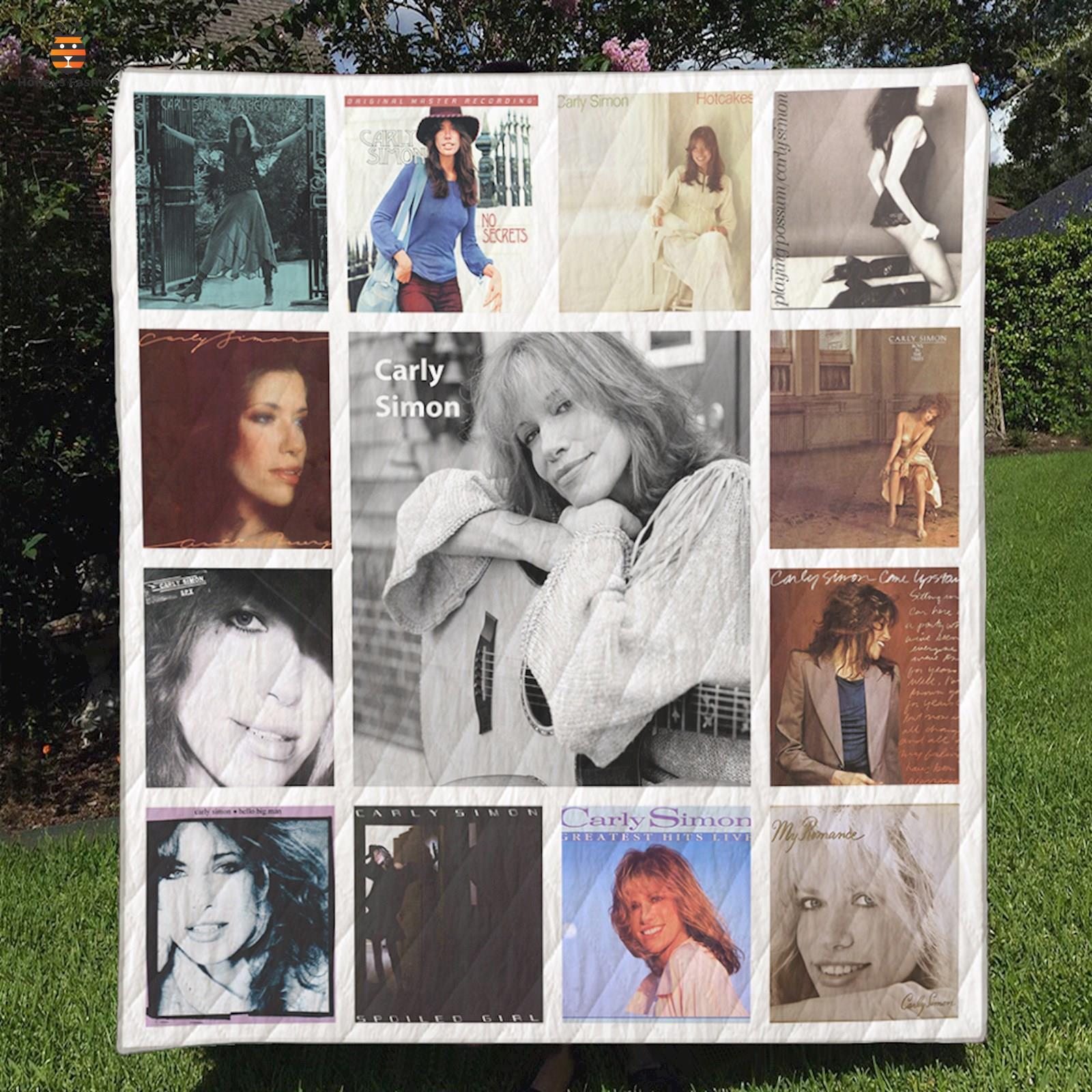 Carly Simon Albums Quilt Blanket