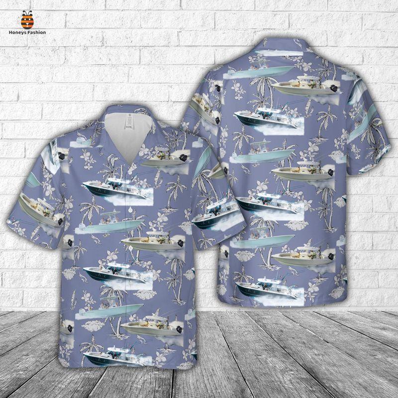 Center Console Boats Hawaiian Shirt