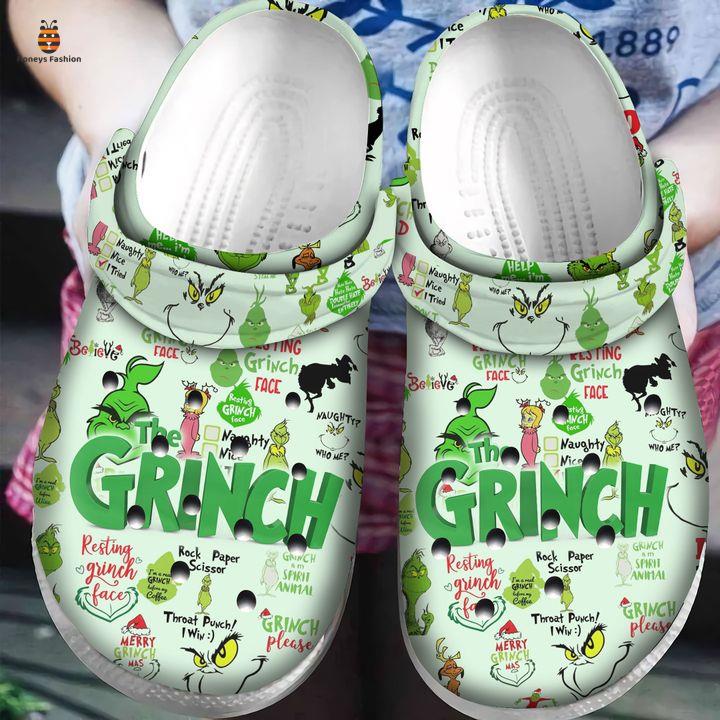 Christmas Grinch Crocs Classic Clog Shoes