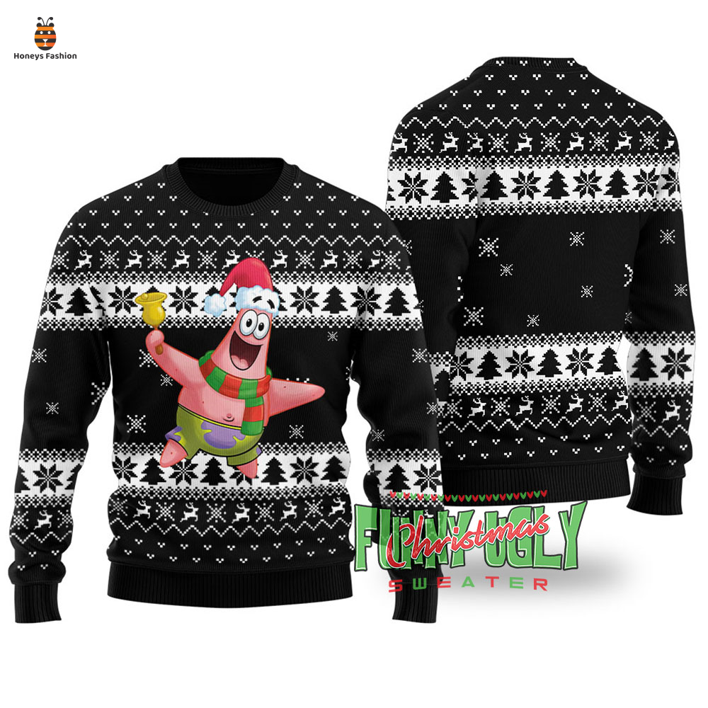 Patrick Star SquarePants Ugly Christmas Sweater