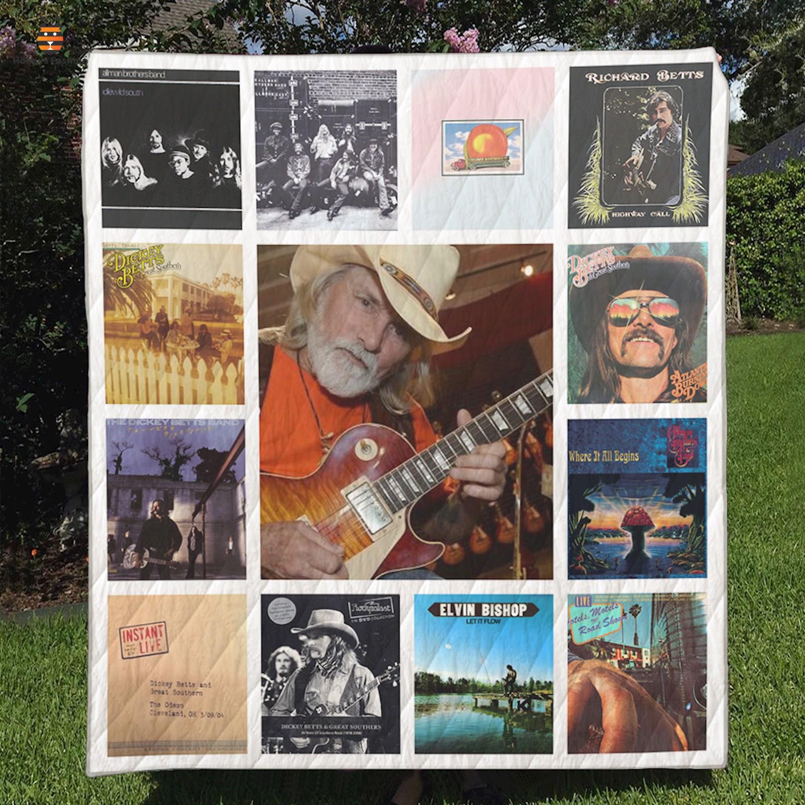 Dickey Betts Albums Quilt Blanket
