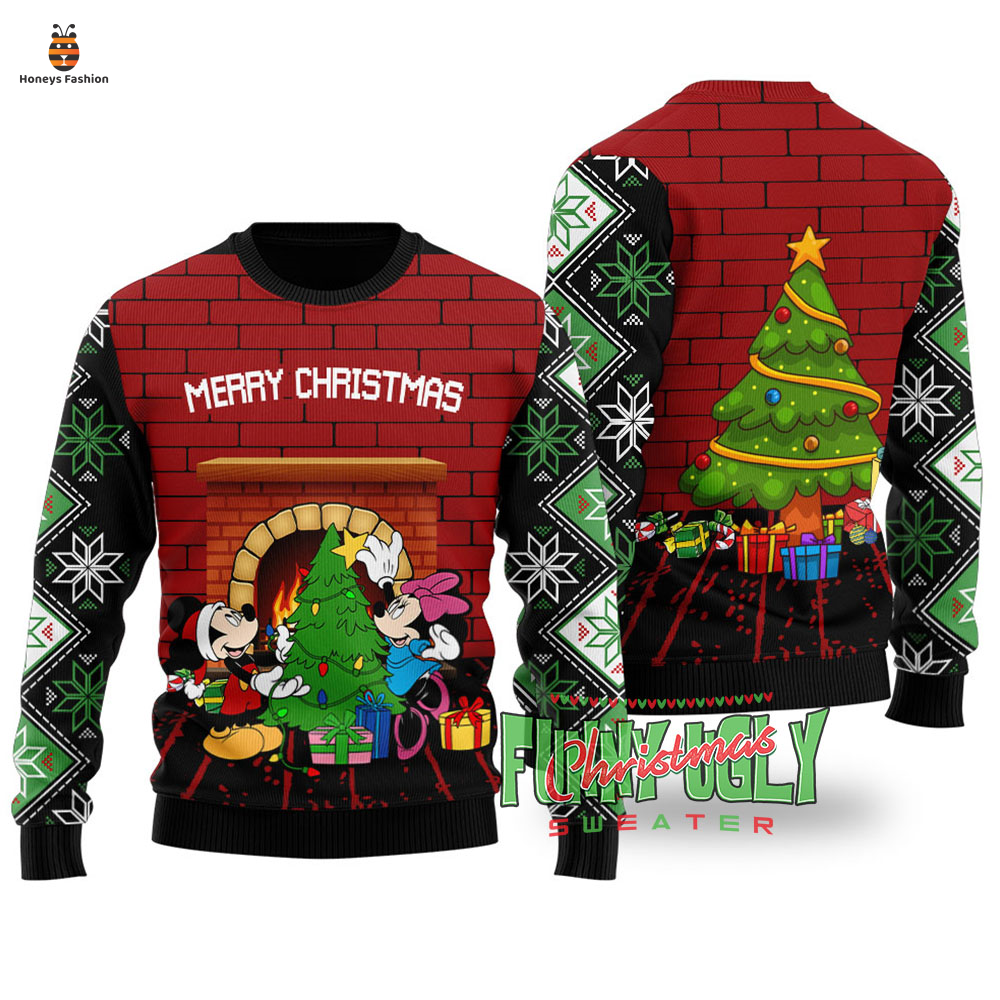 Disney Mickey And Minnie Ugly Christmas Sweater