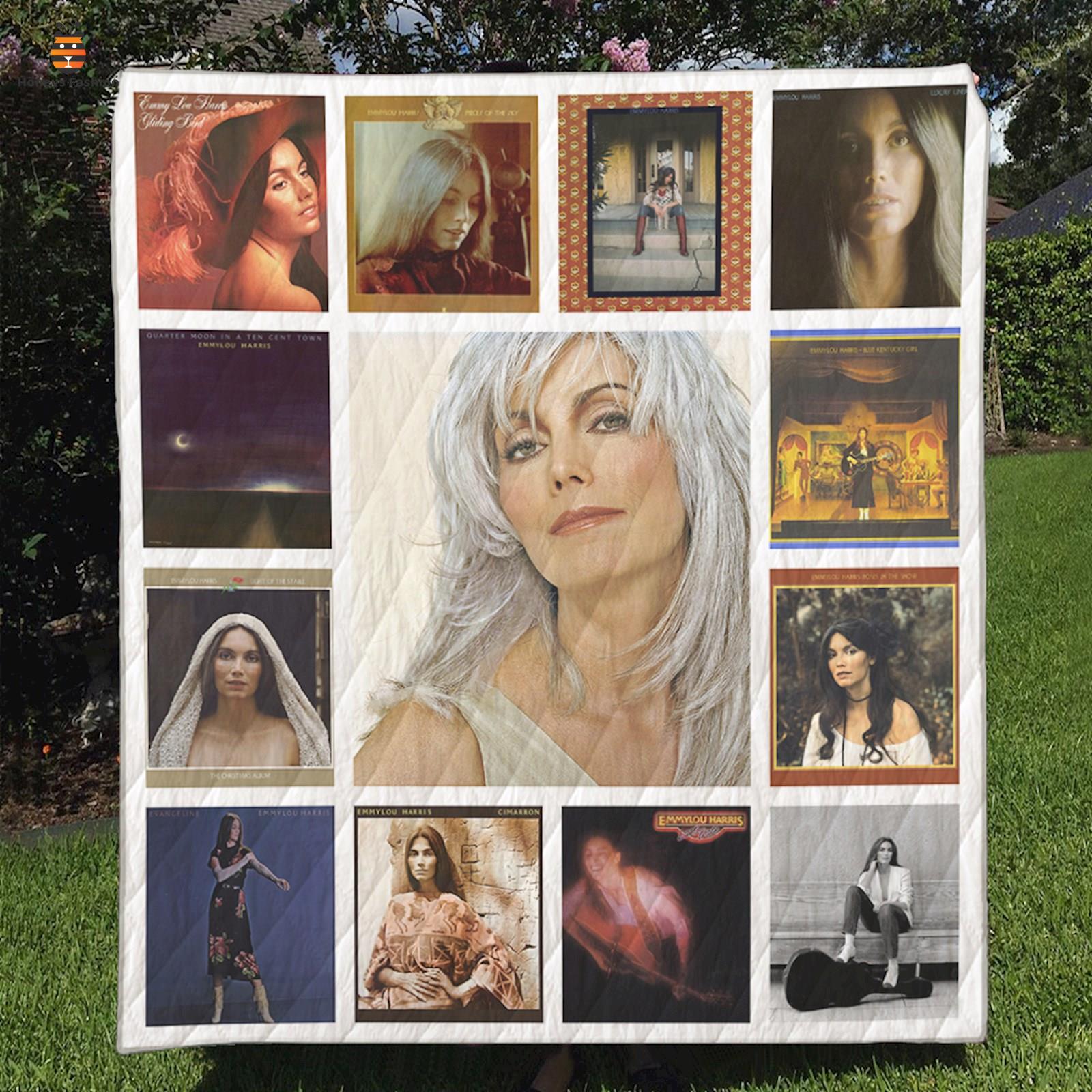 Emmylou Harris Albums Quilt Blanket