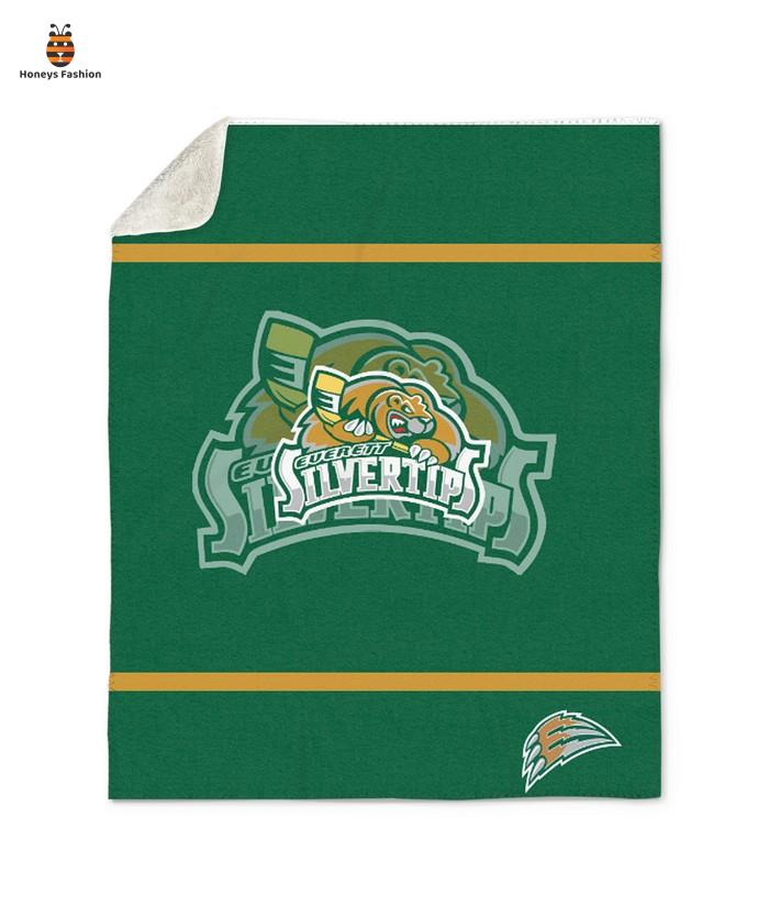 Everett Silvertips Fleece Blanket