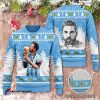 Lionel Messi Portrait Signature World Cup Champion Ugly Sweater