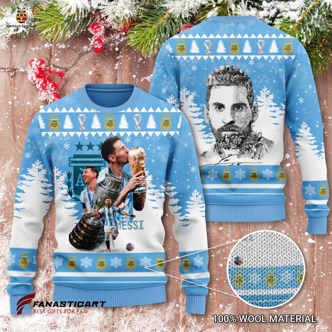 Lionel Messi World Cup Champion Ugly Sweater