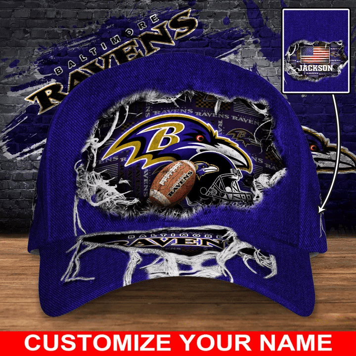Baltimore Ravens Personalized Classic Cap
