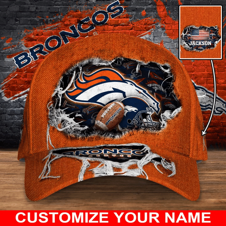 Denver Broncos Personalized Classic Cap