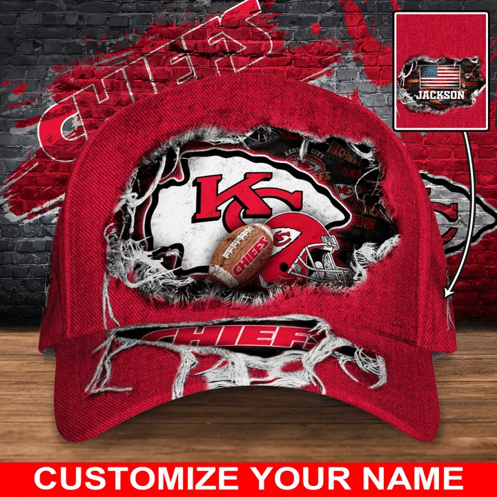 Kansas City Chiefs Personalized Classic Cap