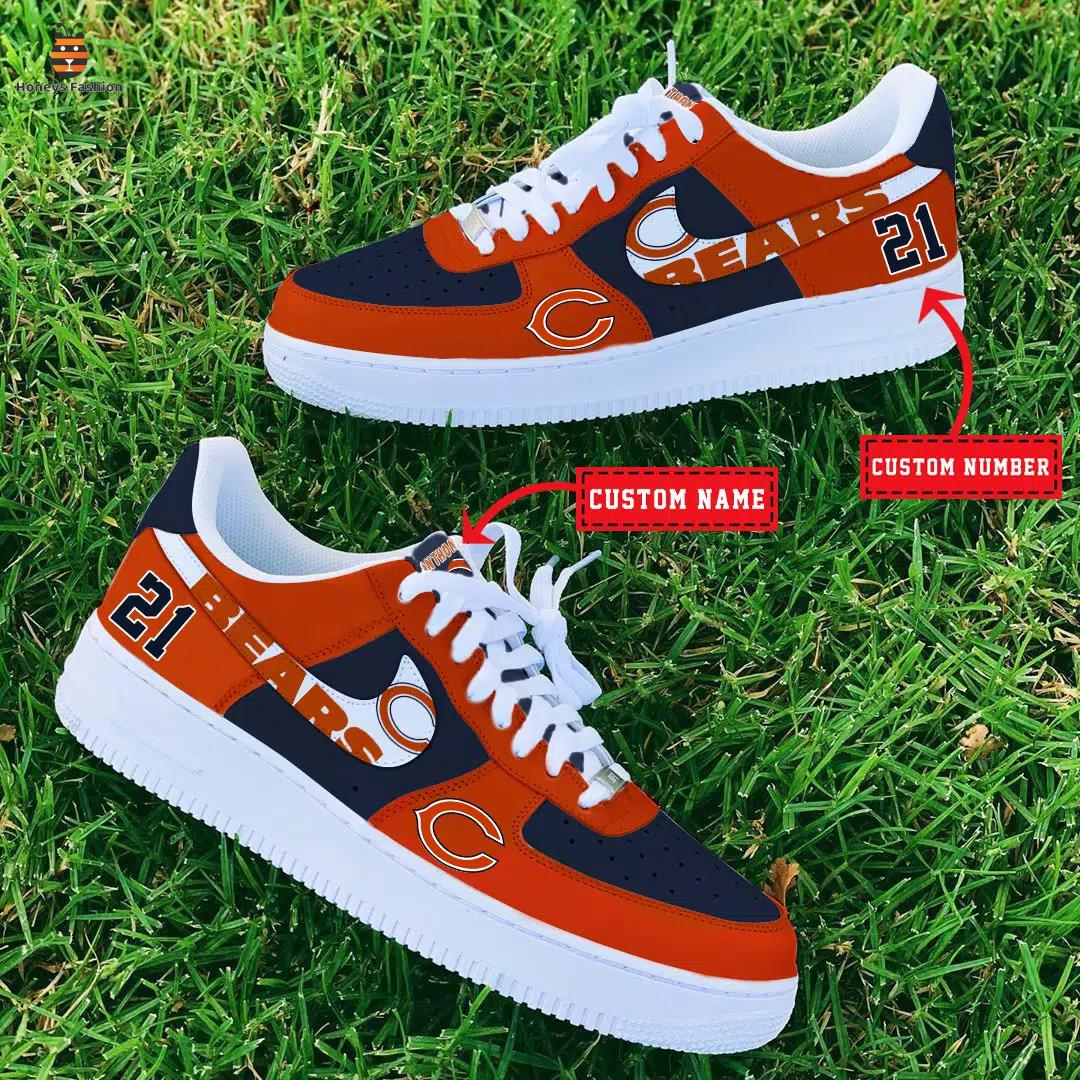 NFL Chicago Bears Air Force 1 Custom Name And Number Sneaker