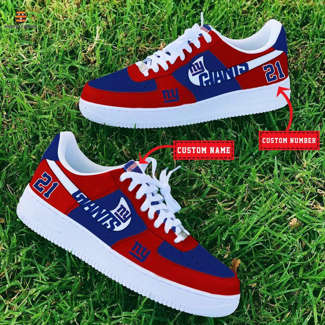 NFL New York Giants Air Force 1 Custom Name And Number Sneaker
