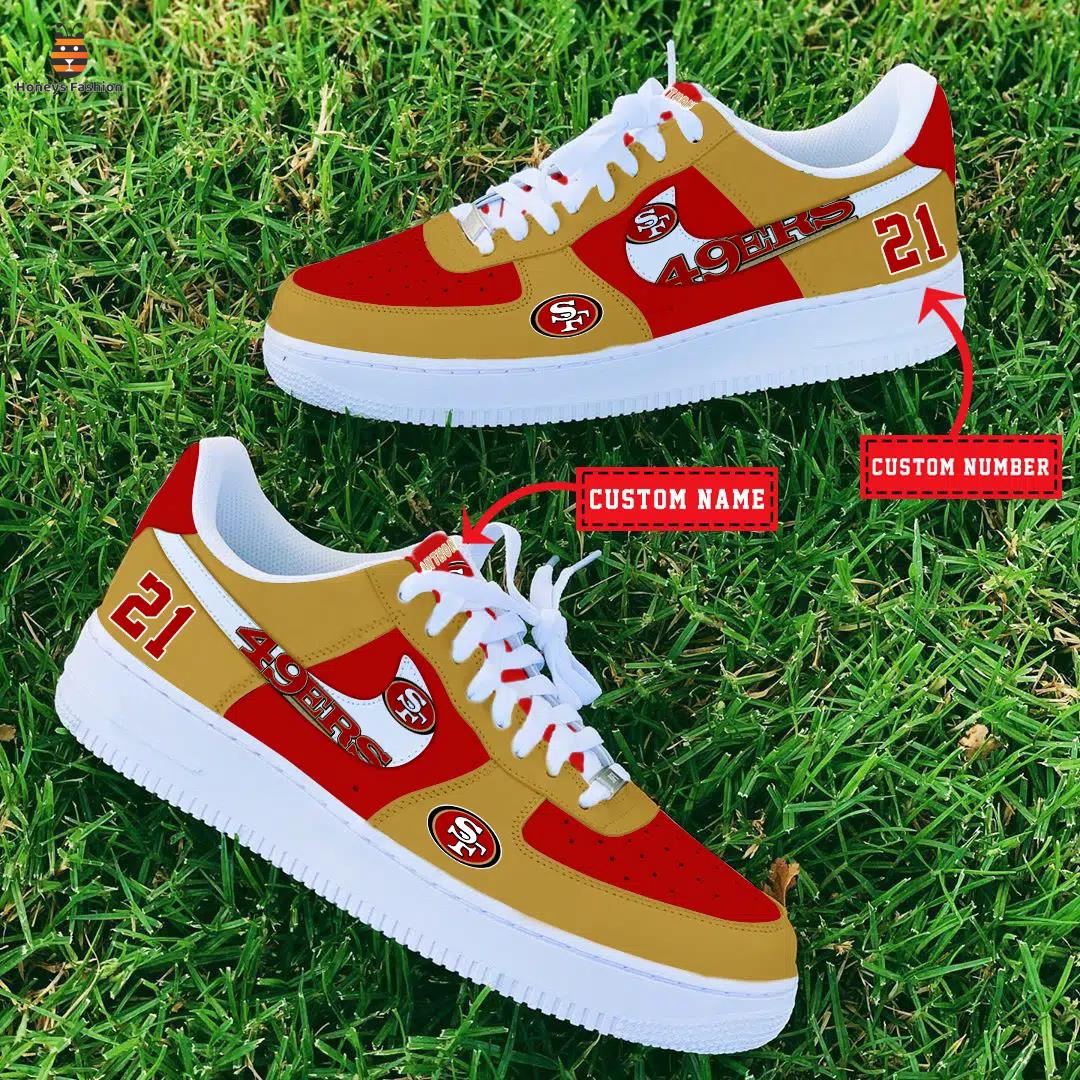 NFL San Francisco 49ers Air Force 1 Custom Name And Number Sneaker
