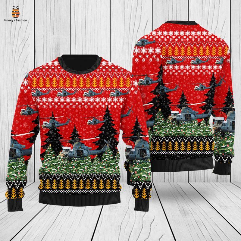 Bell UH-1Y Venom Ugly Christmas Sweater