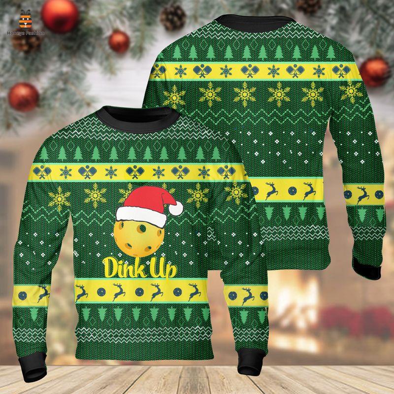 Pickleball Dink Up Ugly Christmas Sweater