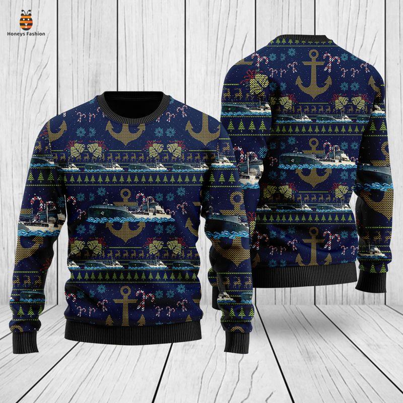Royal New Zealand Navy HMNZS Aotearoa A11 Ugly Christmas Sweater