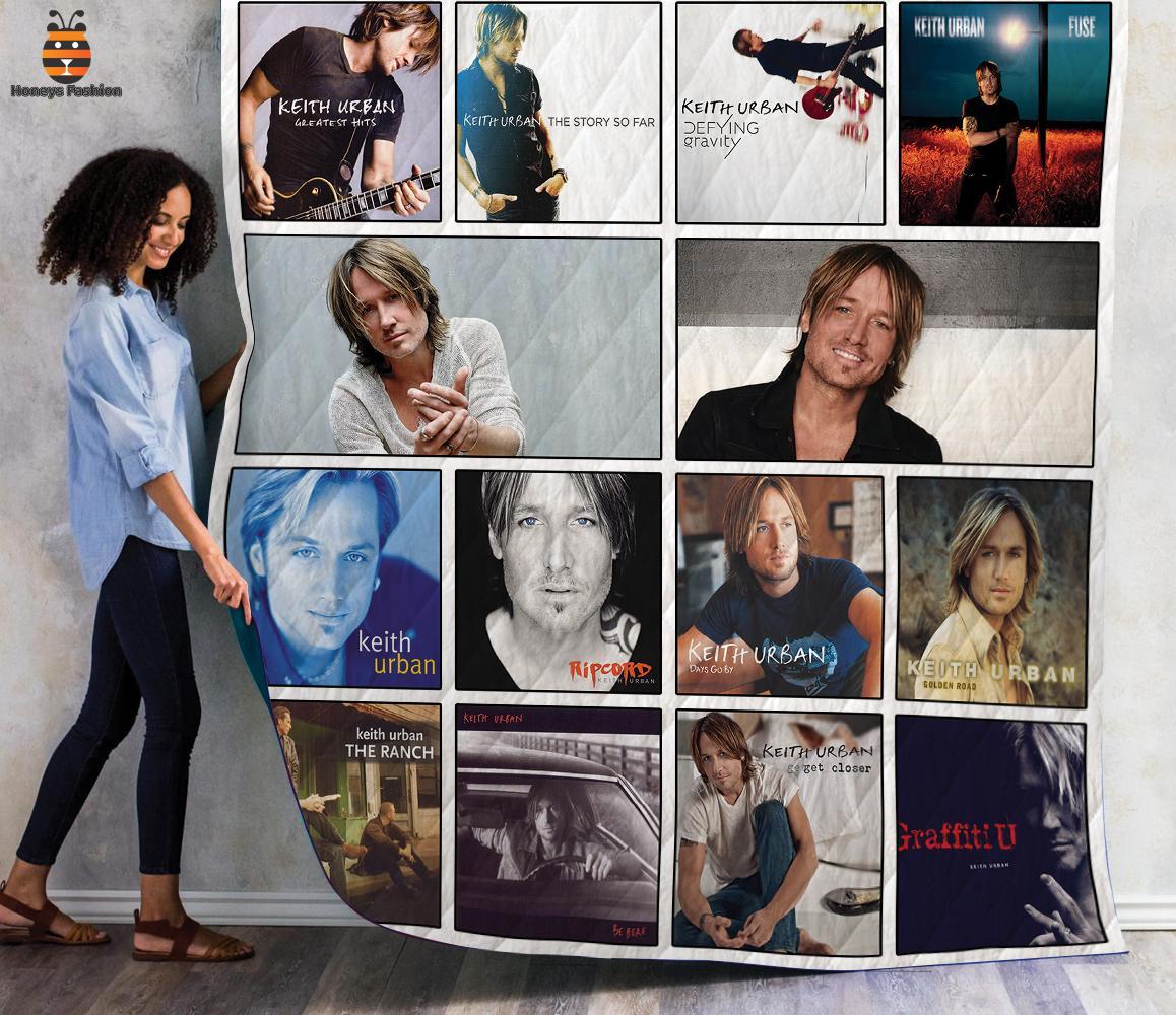 Keith Lionel Urban AO Quilt Blanket