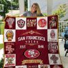 San Francisco 49Ers Faithful Game Day Quilt Blanket