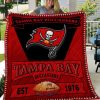 Tampa Bay Buccaneers Est 1976 Quilt Blanket