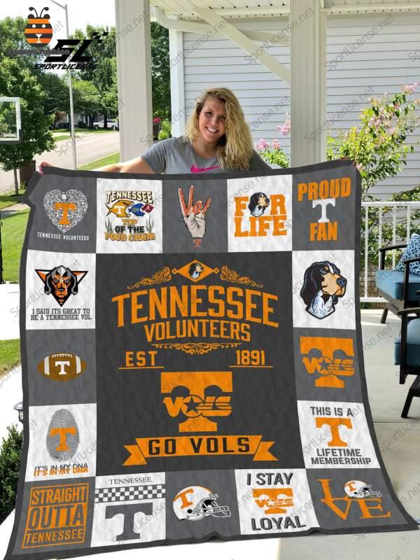 Tennessee Volunteers Est 1891 Go Volts For Life Quilt Blanket