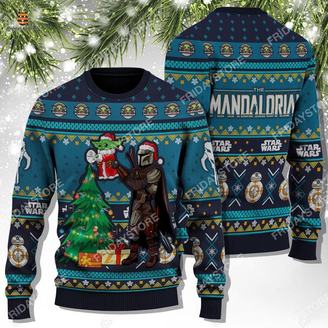 Star Wars The Mandalorian Christmas Ugly Sweater