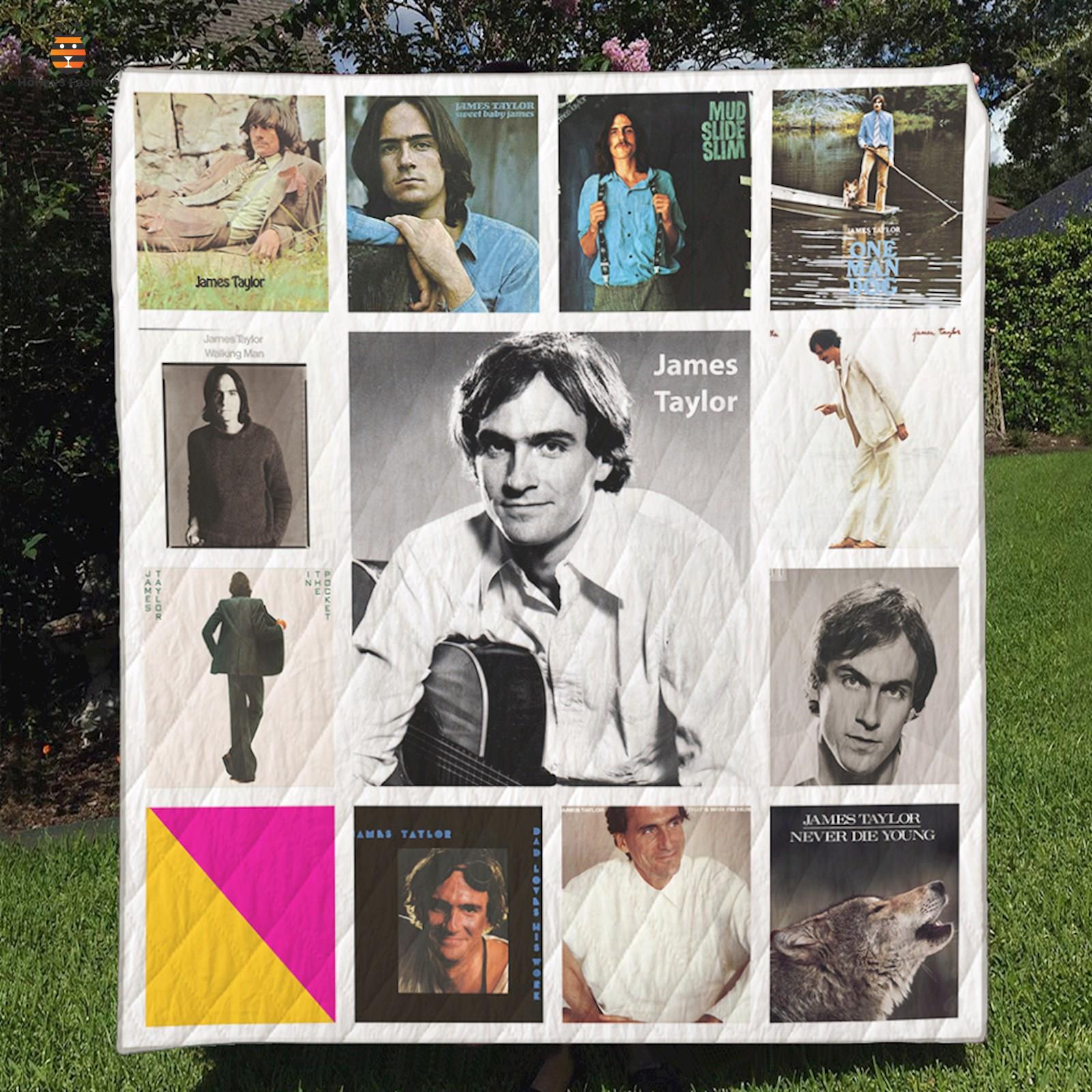 James Taylor Albums Quilt Blanket