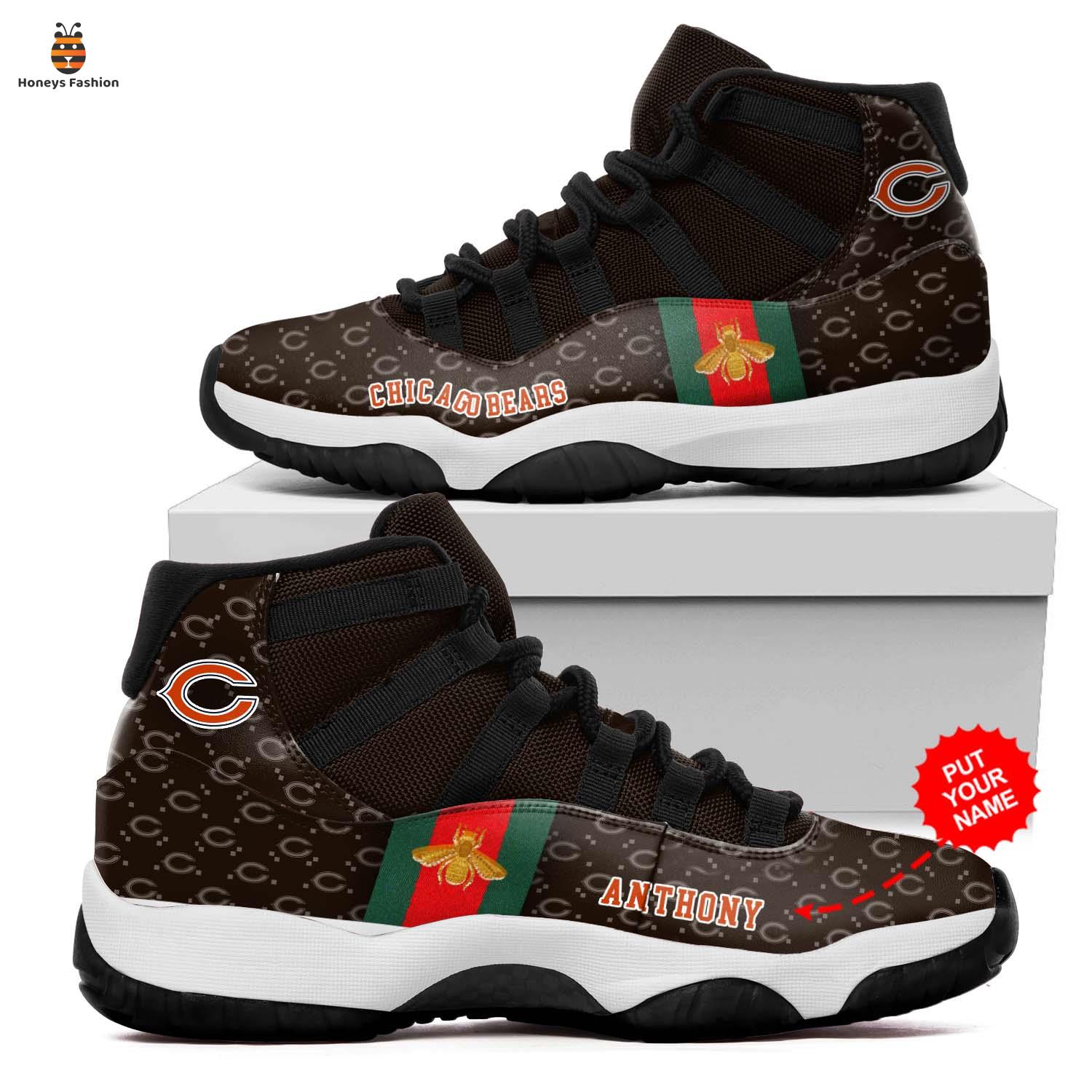 NFL Chicago Bears Gucci JD11 Custom Name Sneaker