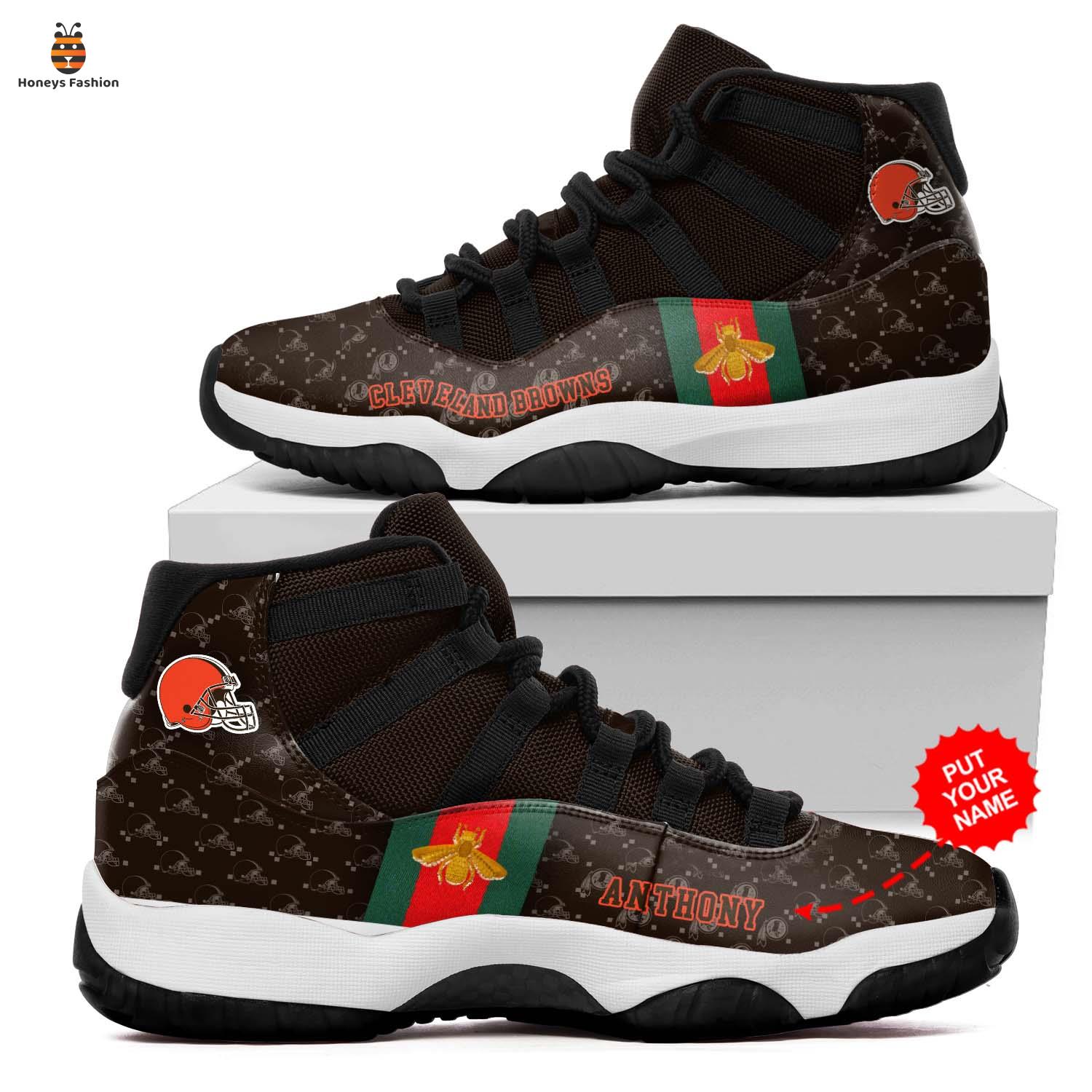 NFL Cleveland Browns Gucci JD11 Custom Name Sneaker
