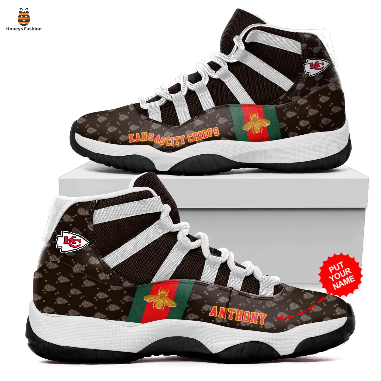 NFL Kansas City Chiefs Gucci JD11 Custom Name Sneaker