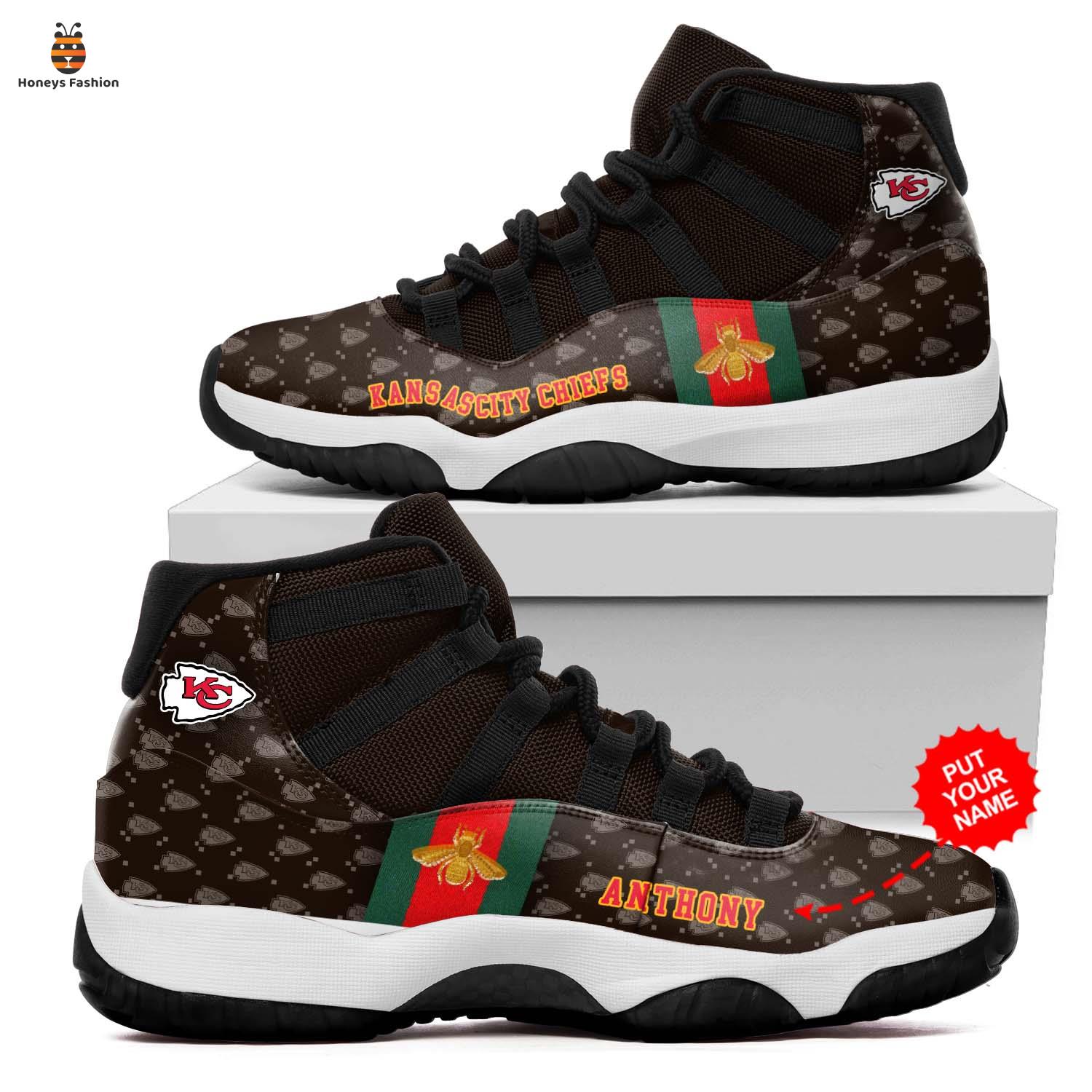 NFL Kansas City Chiefs Gucci JD11 Custom Name Sneaker