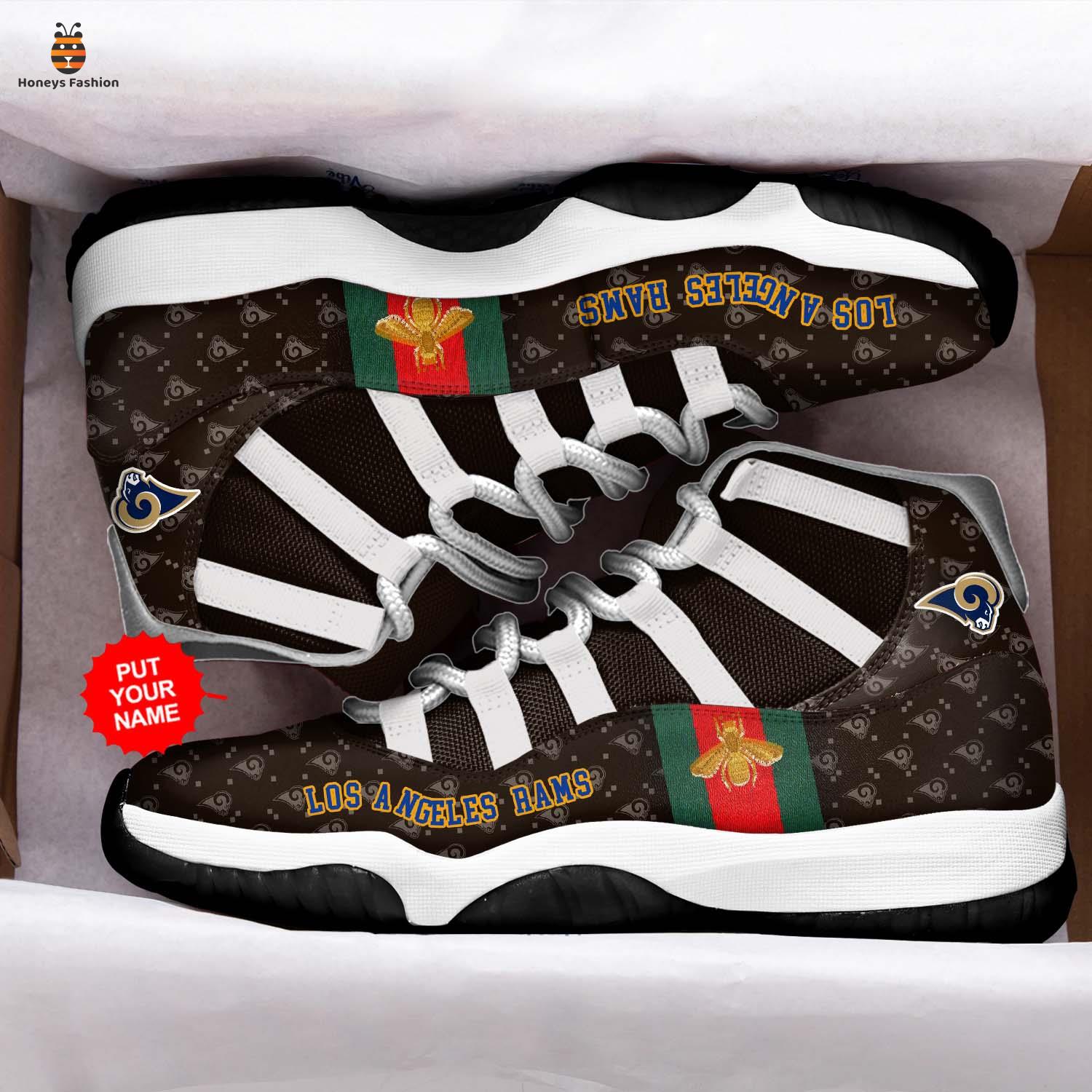 NFL Los Angeles Rams Gucci JD11 Custom Name Sneaker