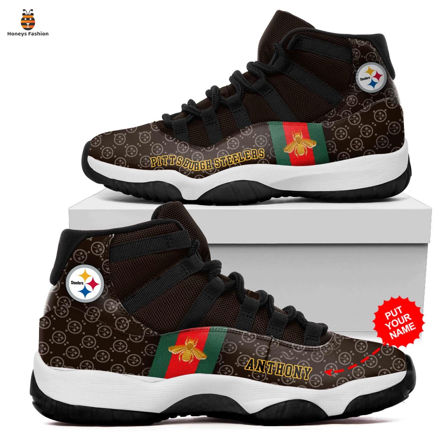 NFL Pittsburgh Steelers Gucci JD11 Custom Name Sneaker