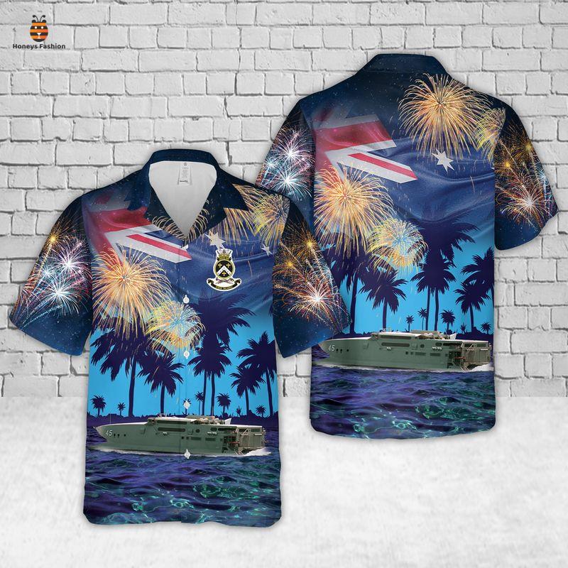 Royal Australian Navy HMAS Jervis Bay Australia Day Hawaiian Shirt